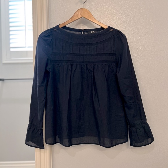 UNIQLO Women's Bell-Sleeve Top - Picture 1 of 7